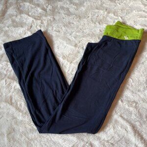 Abercrombie & Fitch Blue and Green Yoga Pants Ladies Size XS